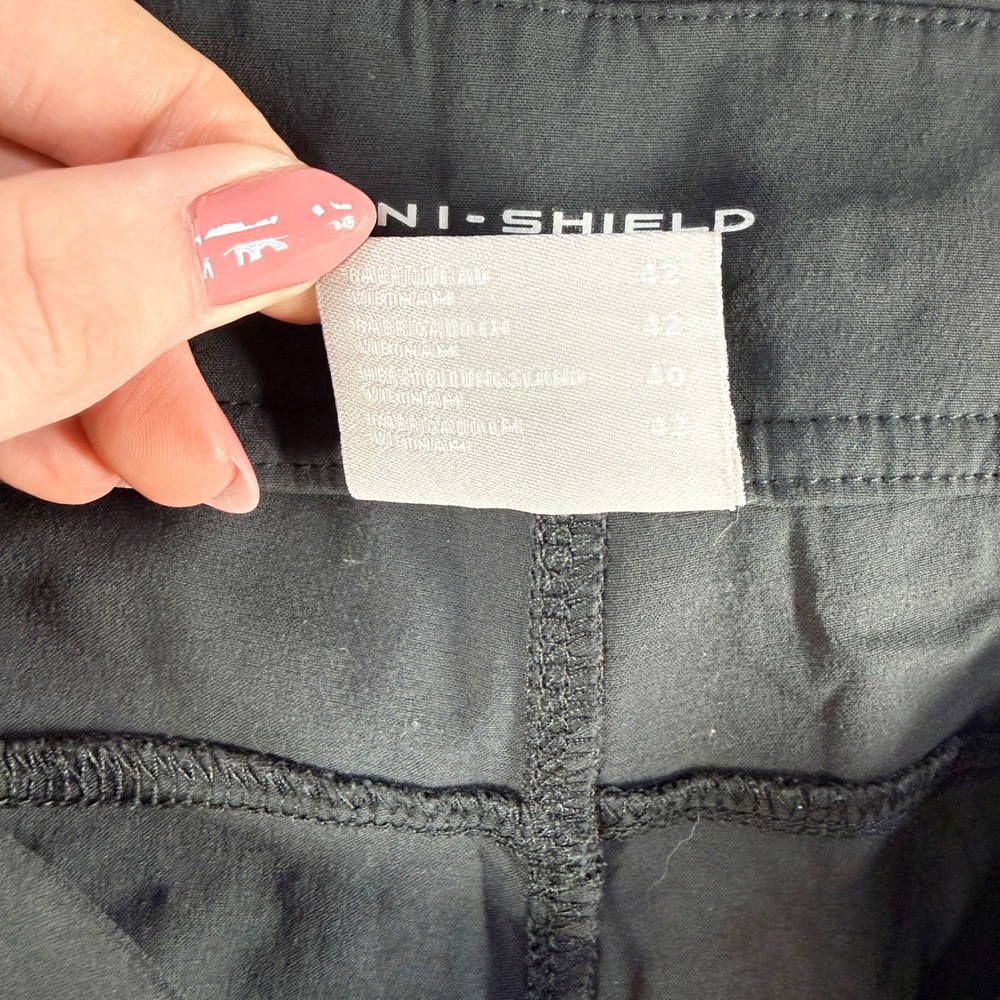 Columbia Omni-Shield Hiking Shorts Drawstring Water Repellent Black 10 SWomens - Picture 5 of 7